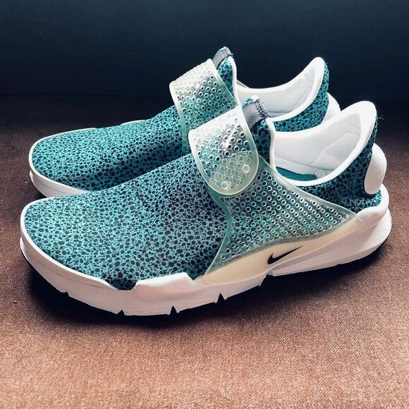 NIKE 2017 SOCK DART 942198 300 TURBO GREEN SAFARI 11 US Mens AIR MAX FORCE 180 1 - Picture 3 of 9